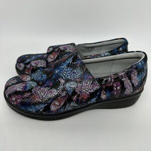Alegria LAU-885 Strap Slip On Comfort Clogs Womens Size 39/US 8.5 EUC